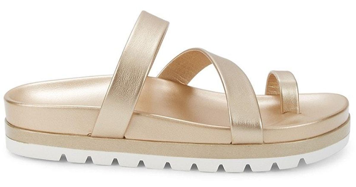 J/Slides Rihanna Metallic Slides Lyst