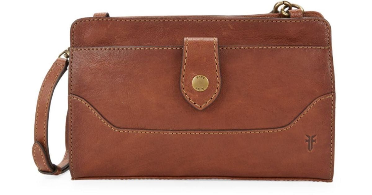 Frye Lucy Leather Crossbody Bag IUCN Water