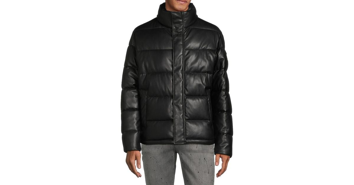 HUGO Black Biron Puffer Jacket for men