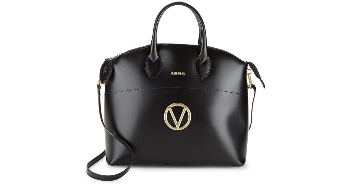 valentino bravia leather satchel