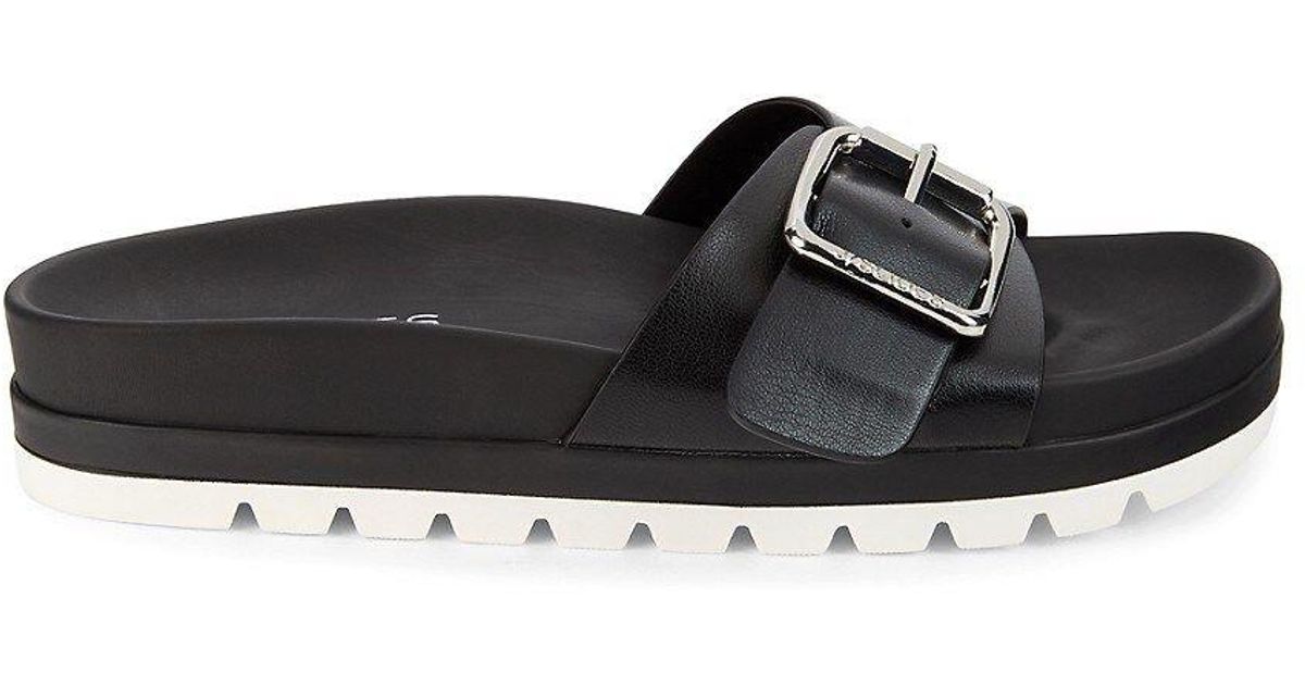 J/Slides Rosey Chunky Slides in White Lyst