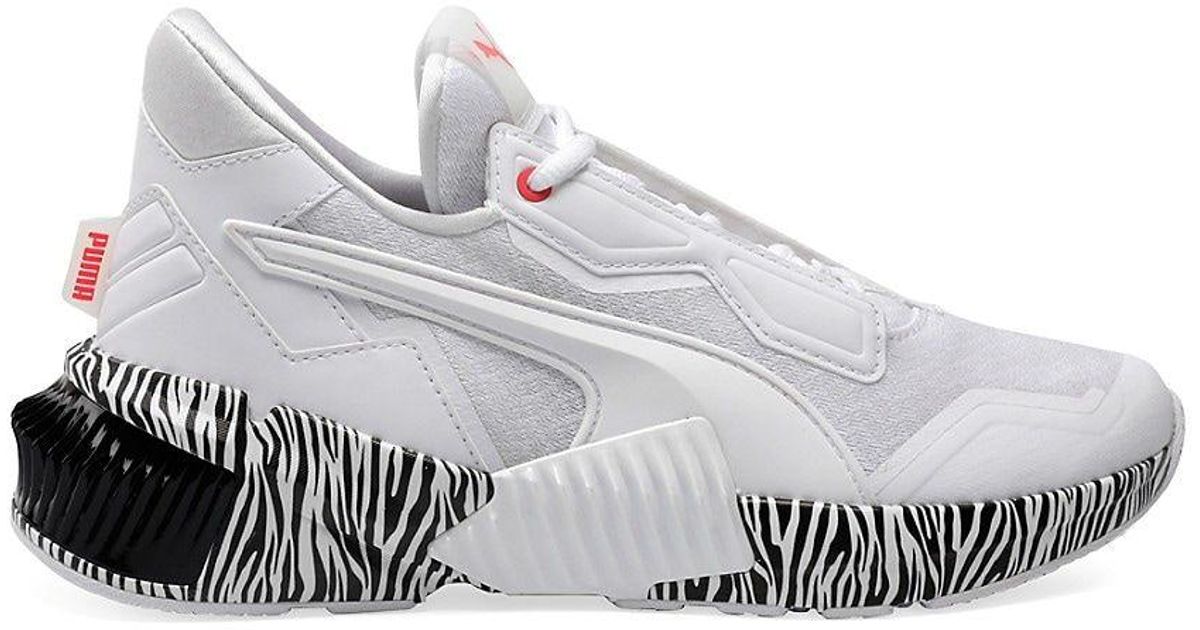 PUMA Provoke Xt Zebra Sneakers in Gray | Lyst