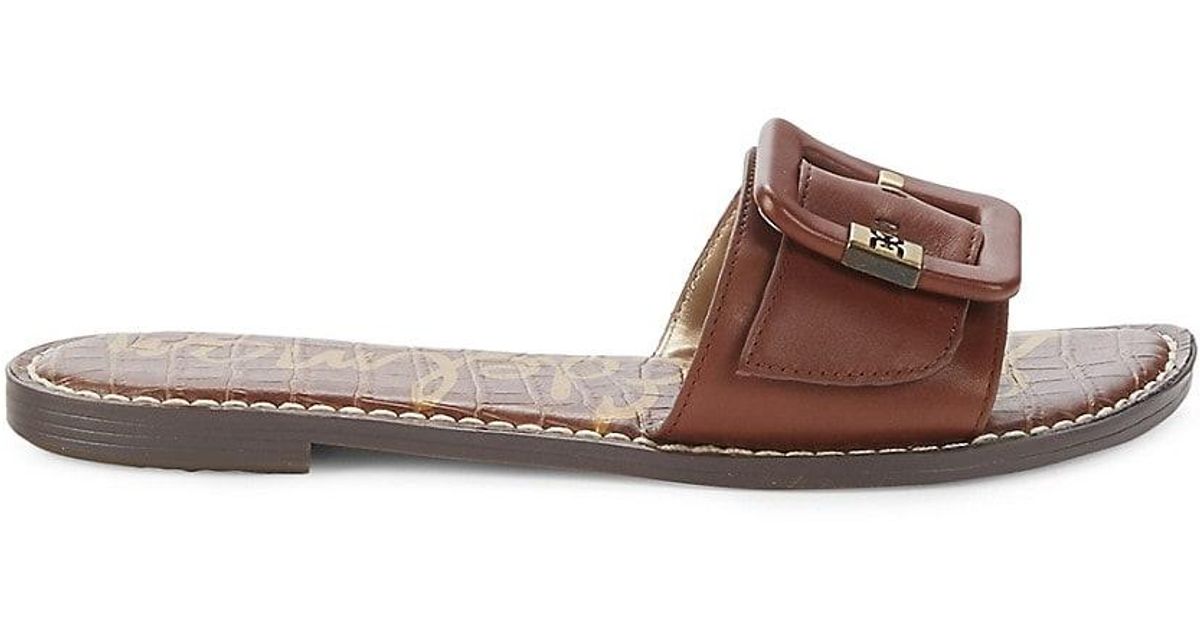 Sam Edelman Granada Buckle Slide Sandals Regular (M, B) Listed By Free People - Tradesy