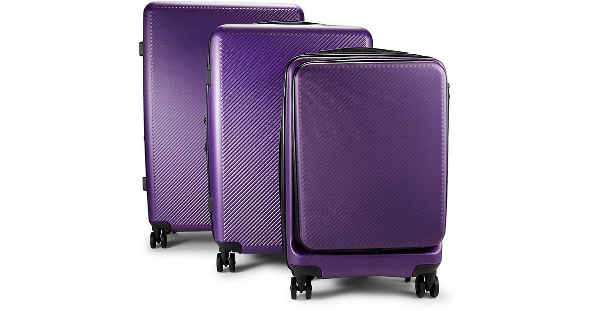 CALPAK Malden 3piece Textured Luggage Set in Purple Lyst