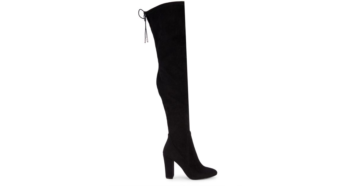 dolce vita black over the knee boots