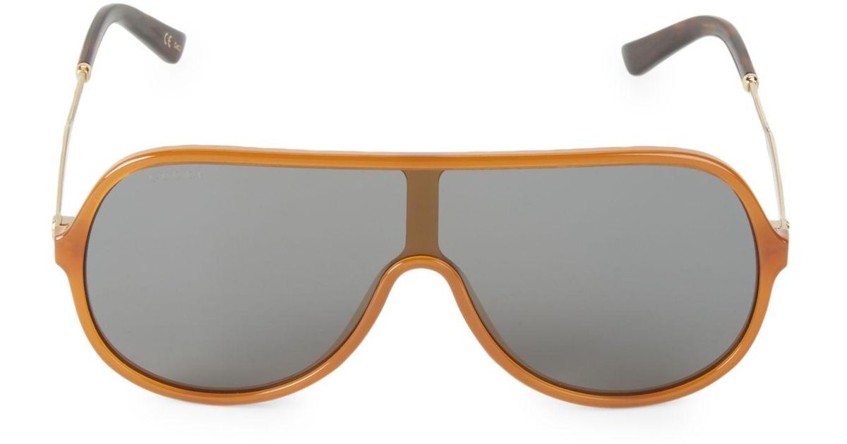 gucci 99mm aviator sunglasses