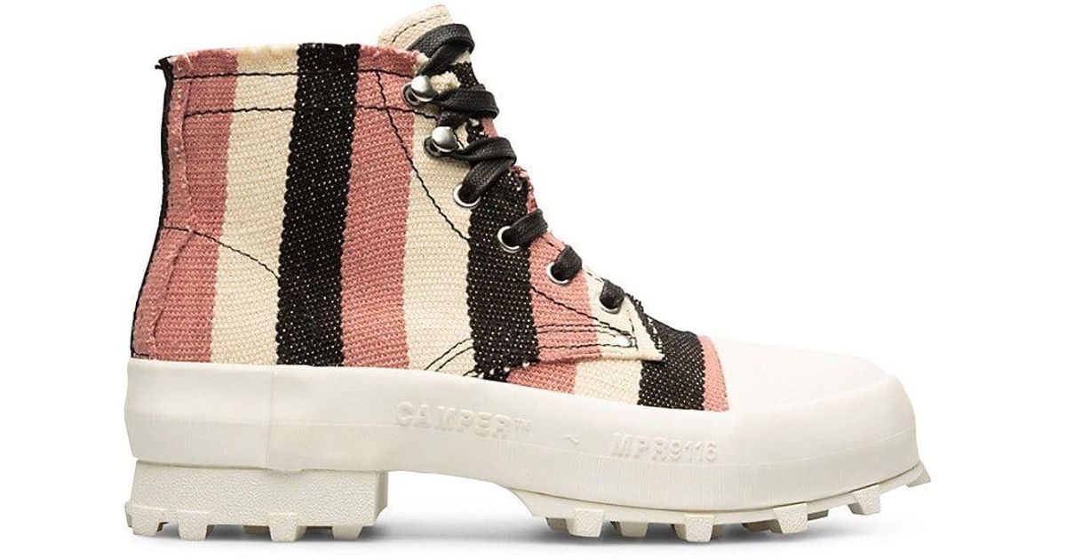 Camper X Efi Traktori Vulcanized Lug Boots in Natural | Lyst