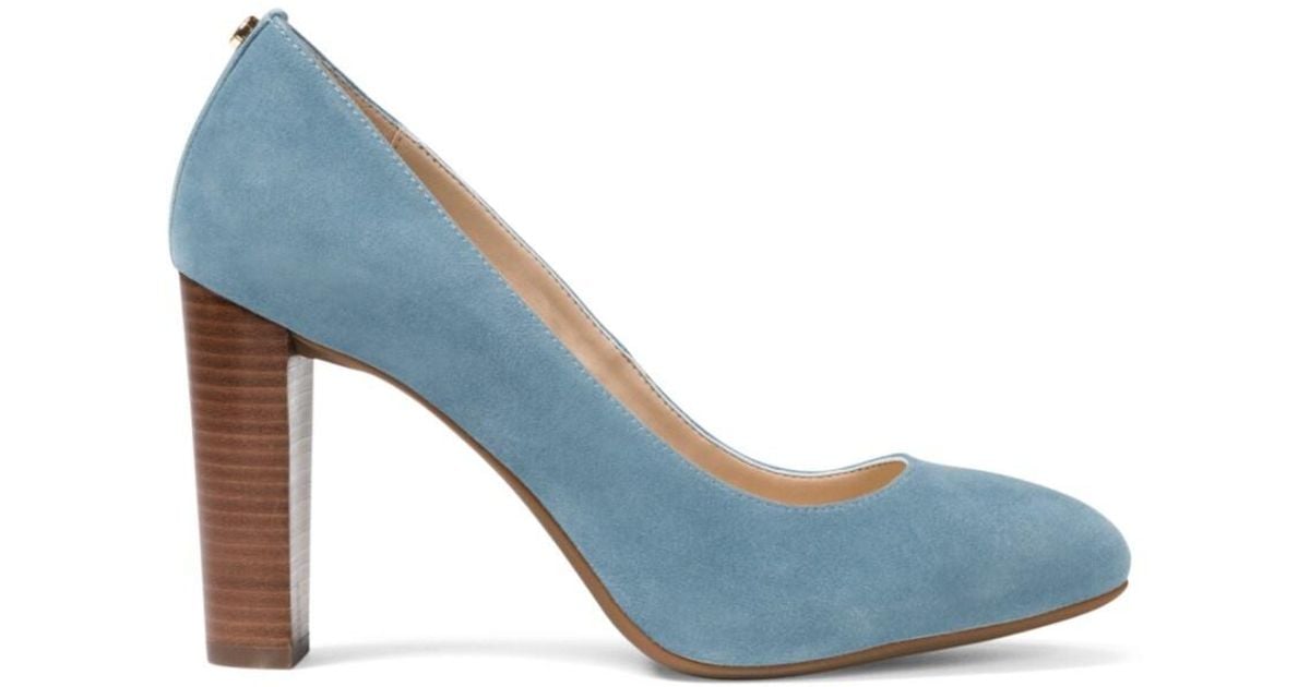 MICHAEL Michael Kors Women's Susan Flex Suede Pumps - Dark Chambray - Size  6 in Blue - Lyst