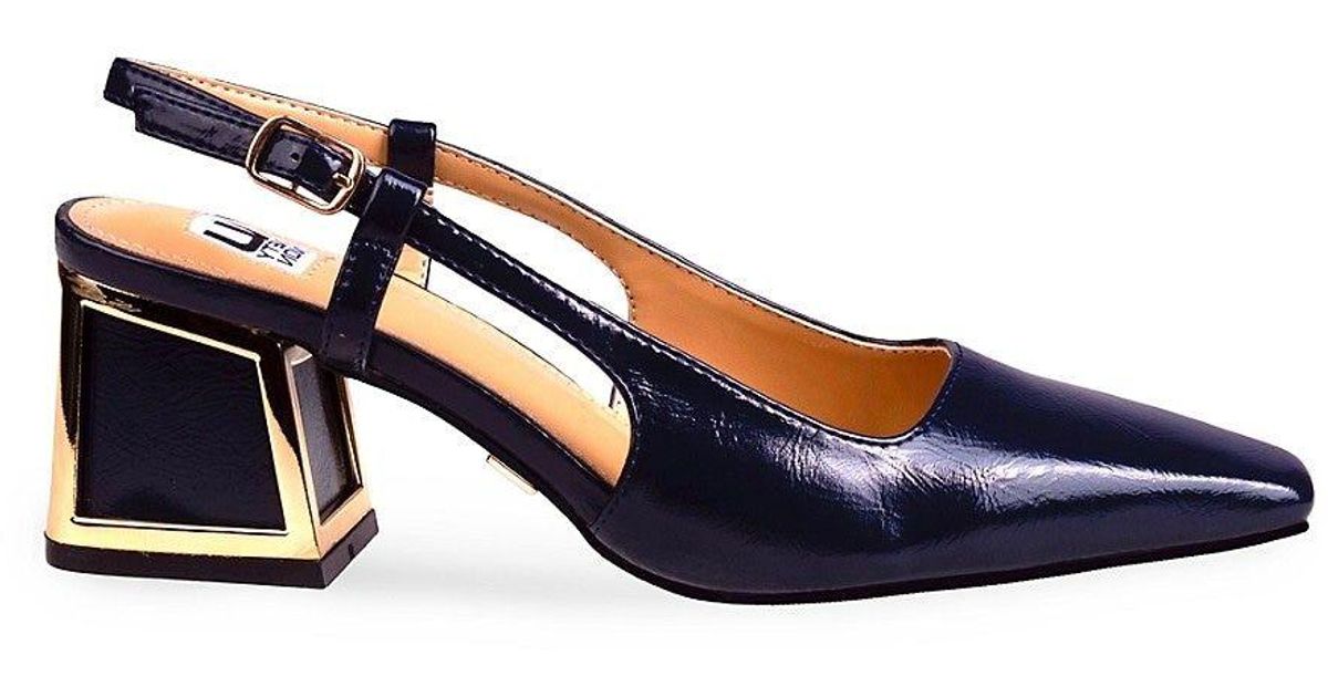 block heel slingback pumps