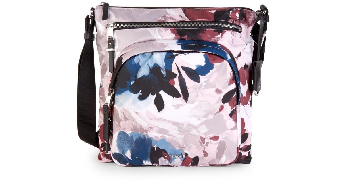tumi floral tote