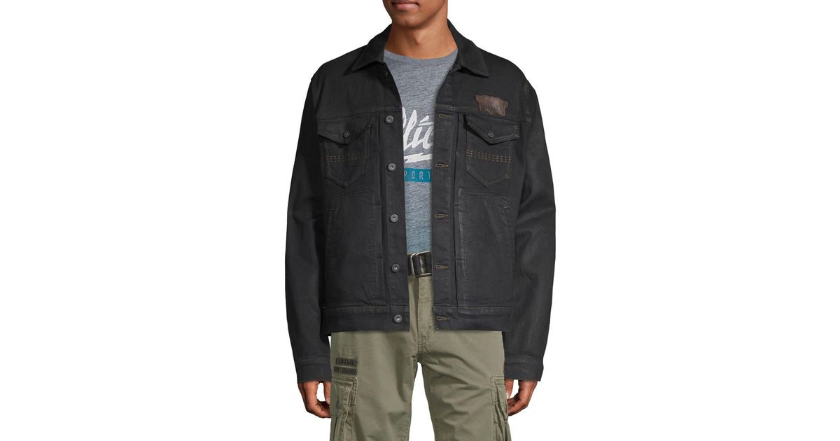 affliction denim jacket