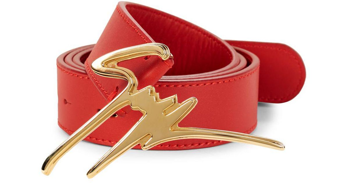 red giuseppe belt