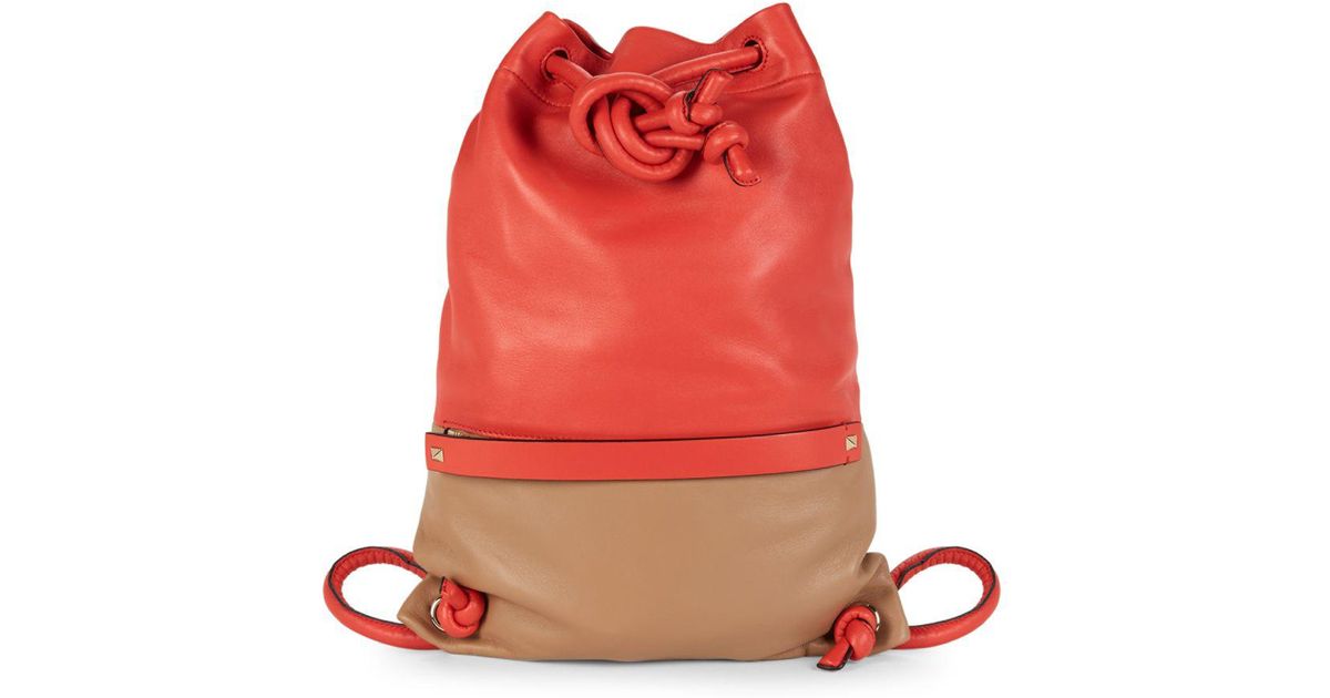 valentino drawstring bag