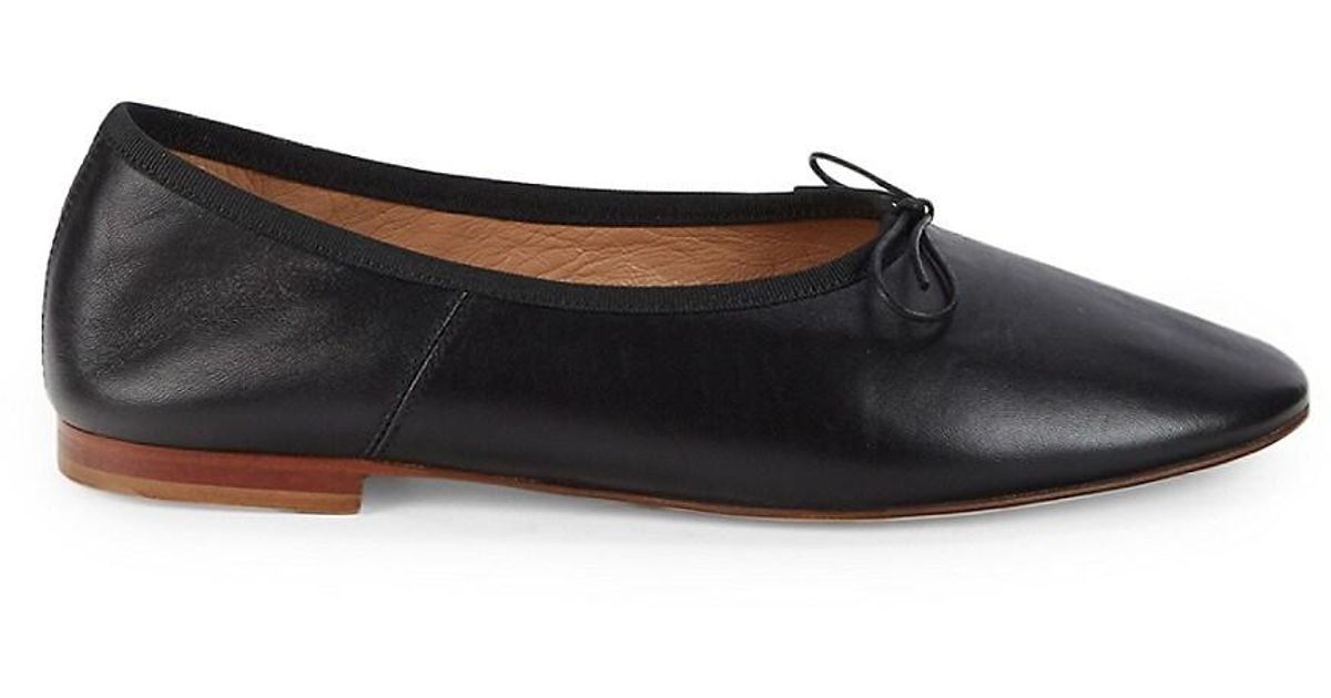 mansur gavriel dream leather ballerina flats
