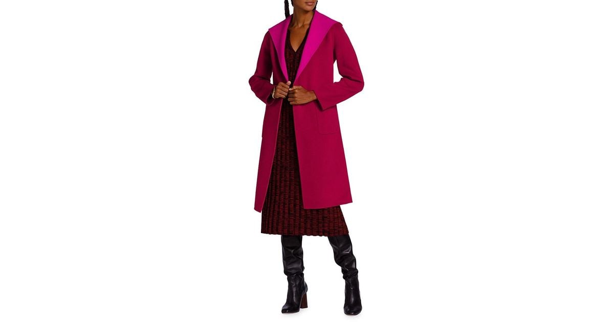 T tahari elliot wrap hot sale coat