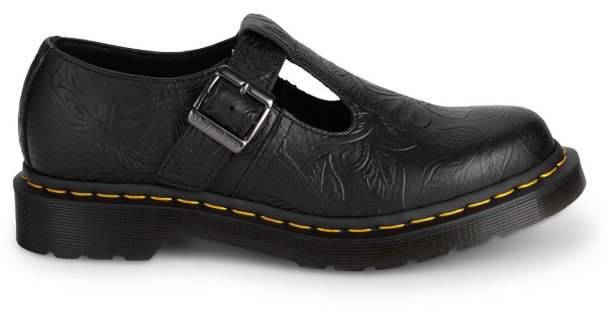 polley floral emboss dr martens