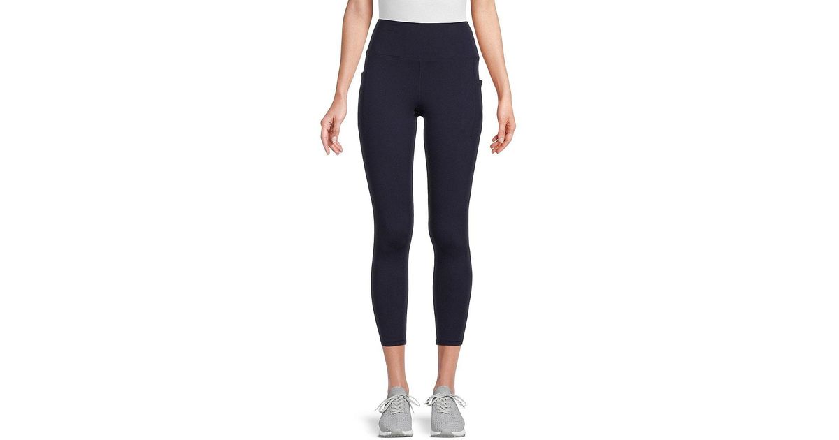 Spyder Floating Pocket 7/8 Leggings in Blue Lyst
