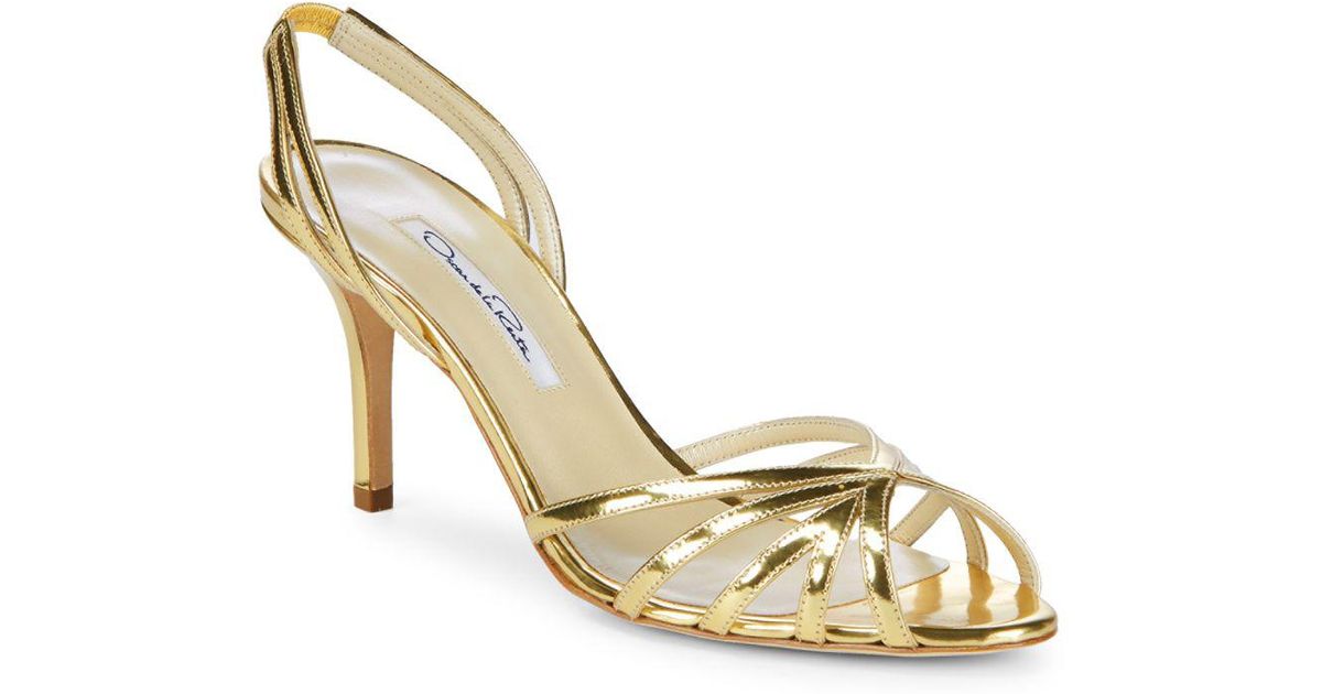 strappy slingback heels