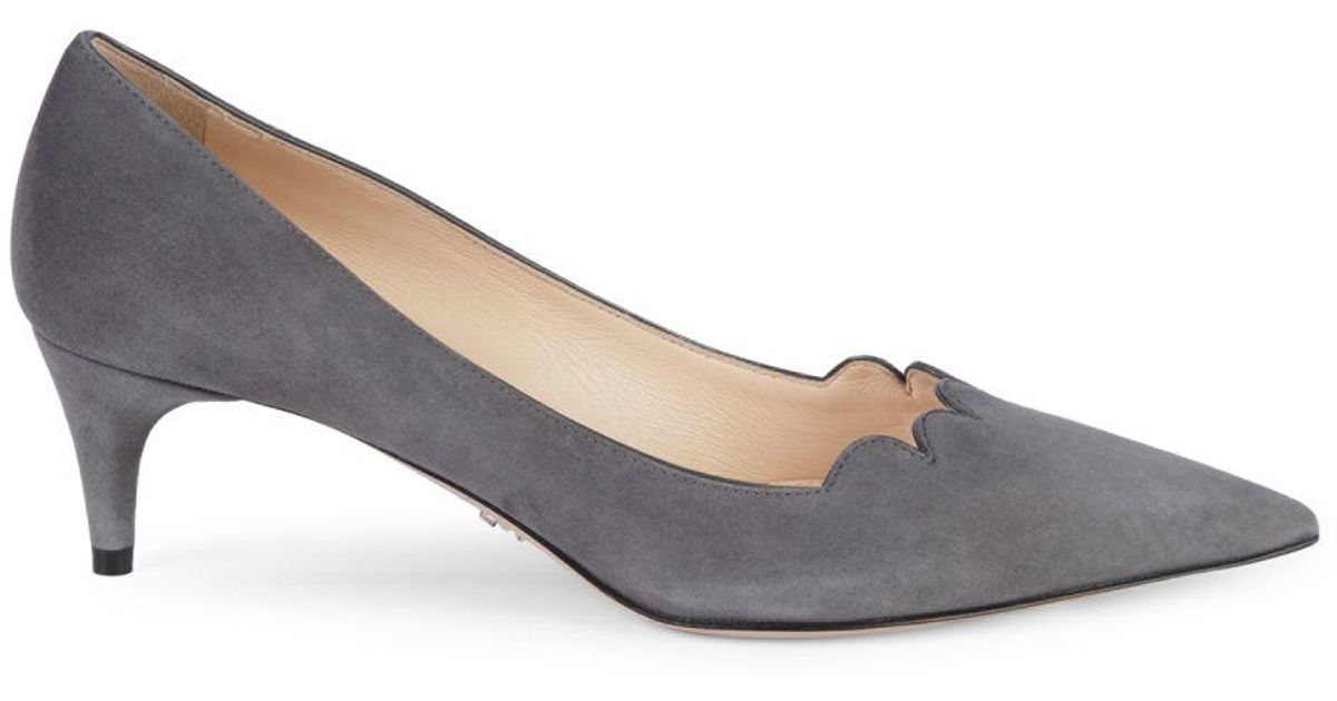 Shelovet women's gray suede high heels grey - KeeShoes