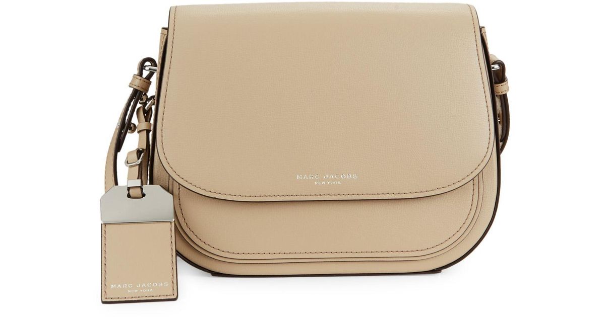 Marc Jacobs Rider Leather Crossbody Bag in Gray Lyst