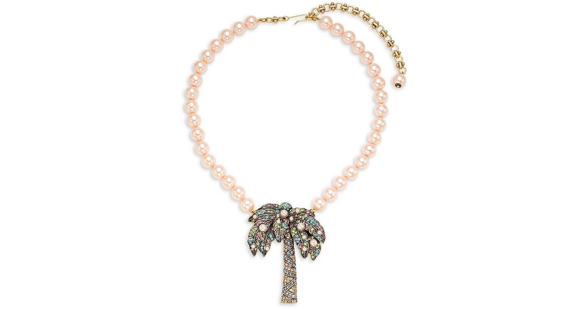 Heidi Daus Faux Pearl \u0026 Crystal Palm 