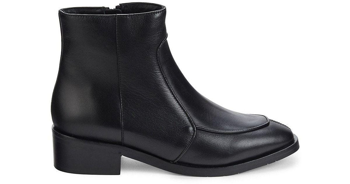 Aquatalia Caterina Leather Boots in Black Lyst