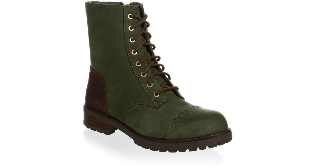 ugg kilmer leather & suede combat boots