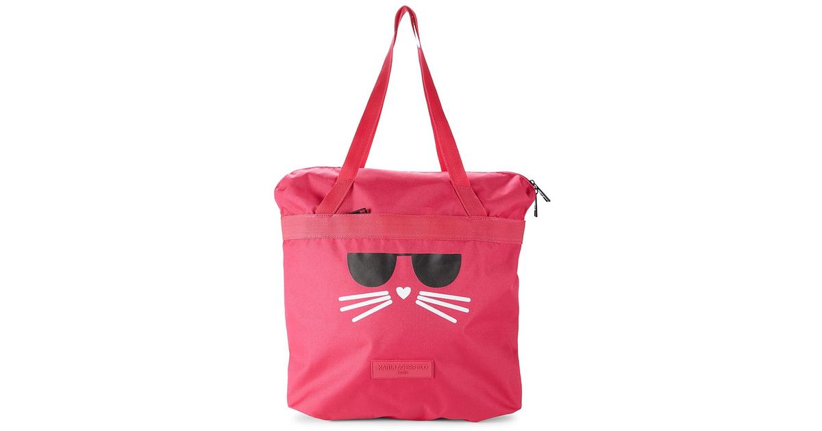 Karl Lagerfeld Catlogo Tote in Red Lyst UK
