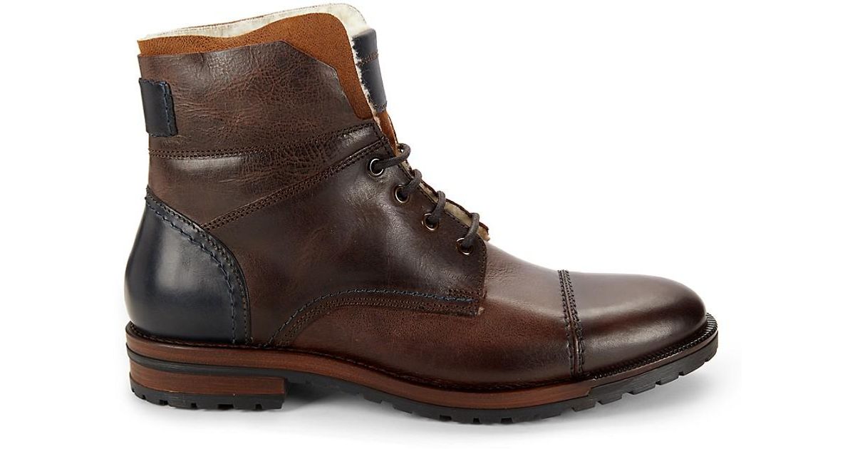 5th avenue leather boots hot sale