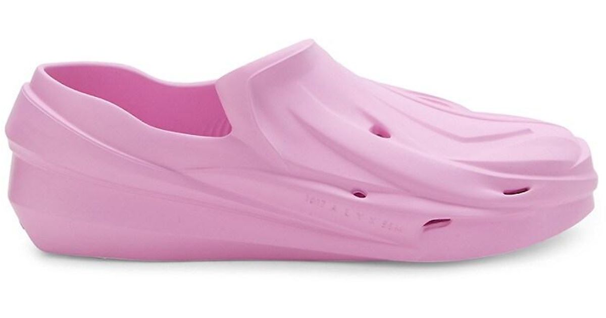 1017 ALYX 9SM Rubber Mono Slip-on Shoes in Soft Pink (Pink) for Men | Lyst
