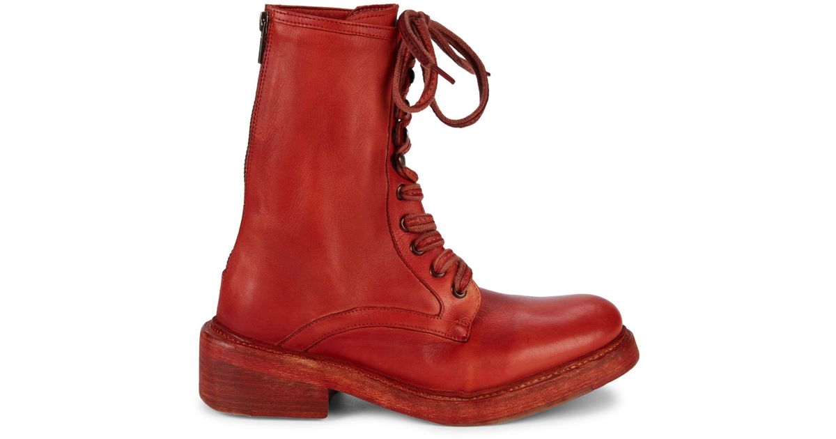 free people red boots