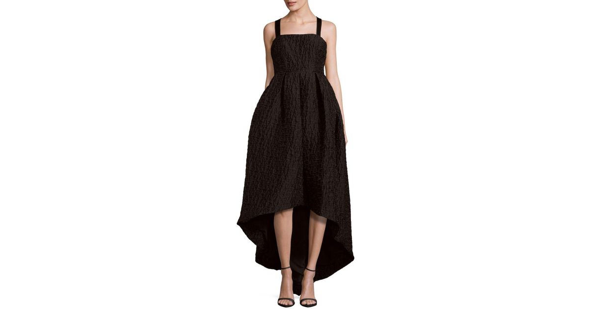 cynthia rowley high low gown