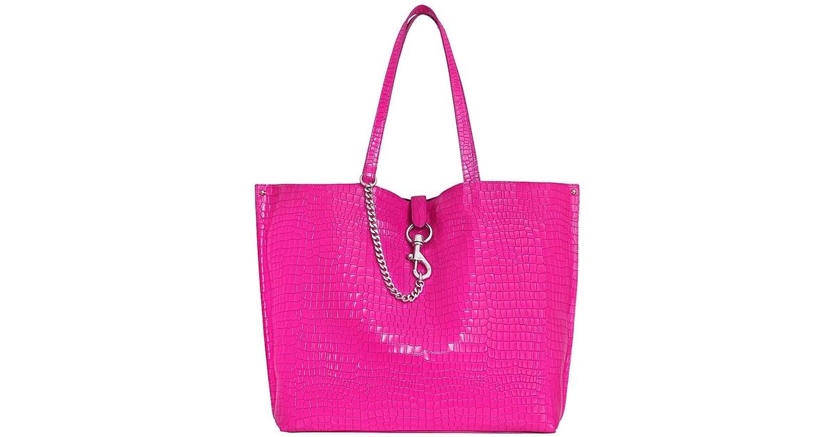 Rebecca minkoff pink tote sale
