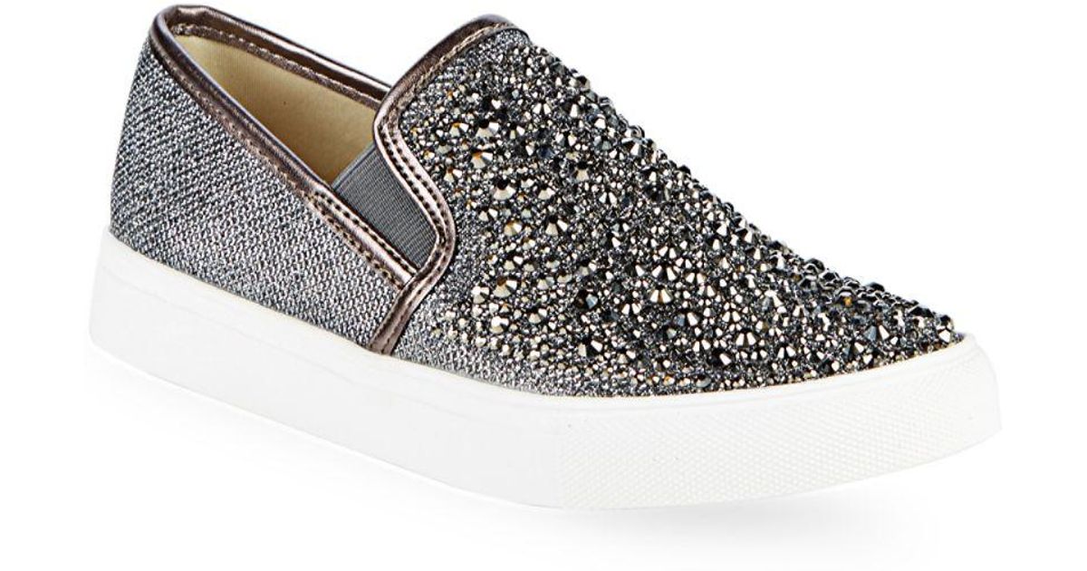steve madden embellished trainers