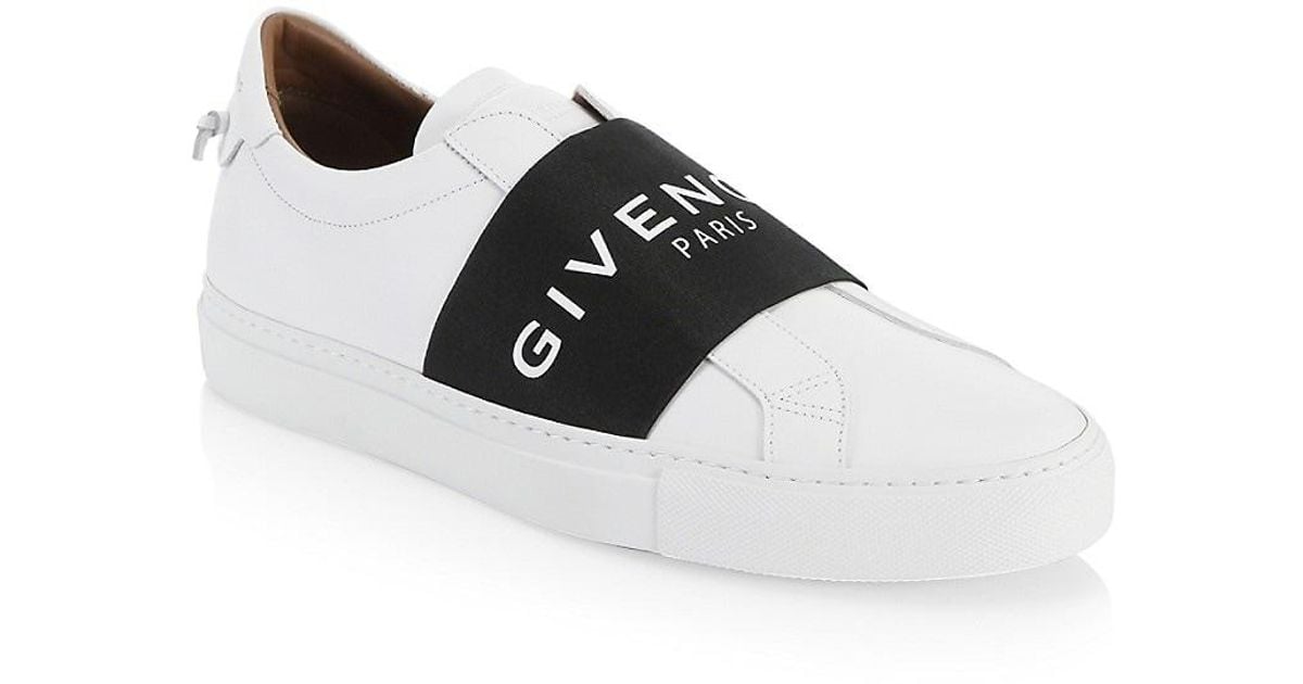 Givenchy men's dove grey leather sneakers with laser-cut logo design – Loop  Generation
