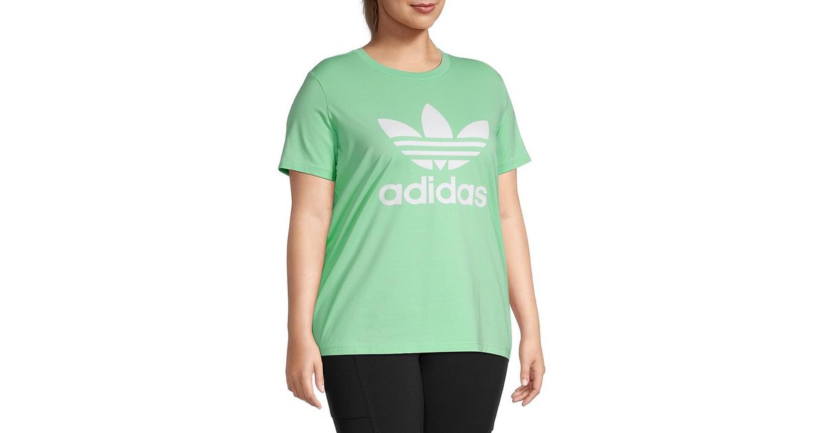 mint green adidas shirt womens