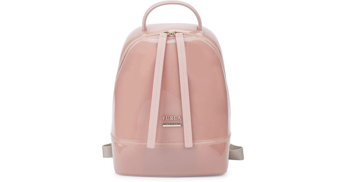 furla pink backpack
