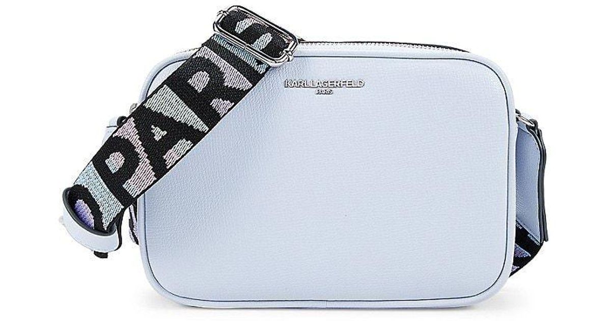 Karl Lagerfeld Maybelle Camera Bag in Blue Lyst