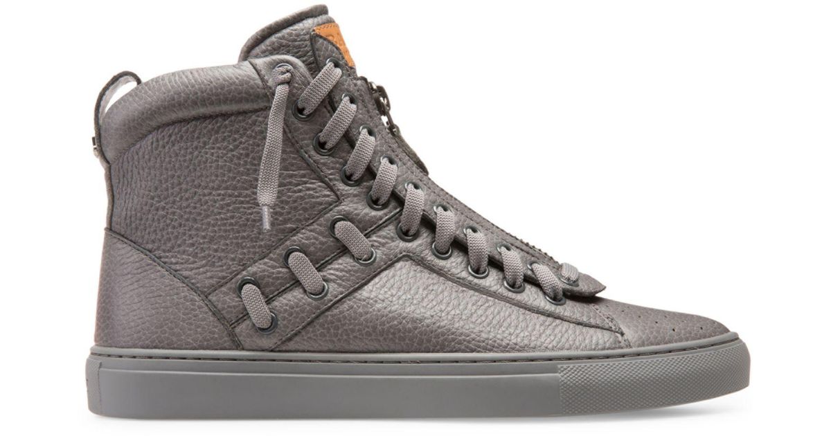 Bally Men s Hekem High Top Sneakers in Gray for Men Lyst