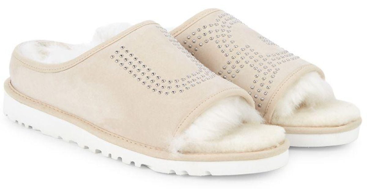 ugg slide stud slipper