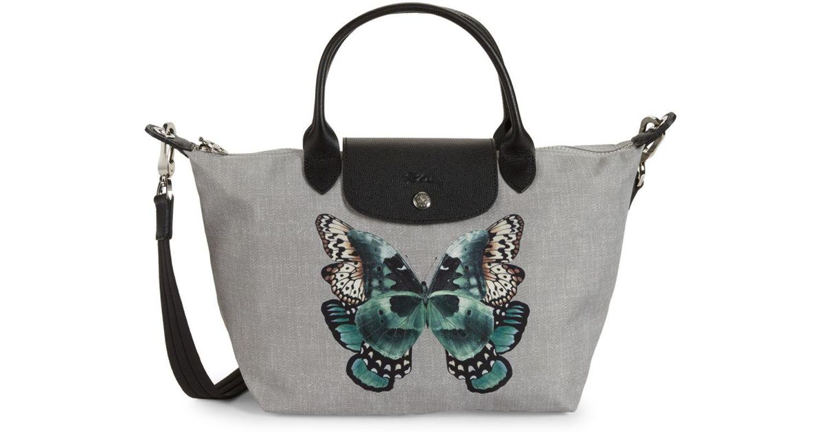 Longchamp Multicolor Classic Butterfly Tote