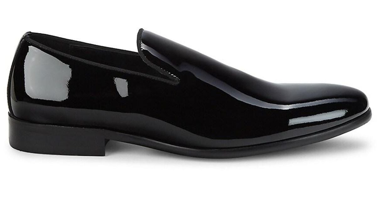 Saks Fifth Avenue Saks Fifth Avenue Monaco Patent Leather Slipon Shoes