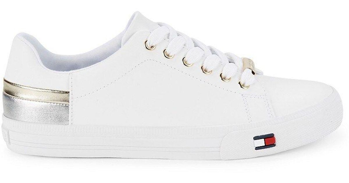 Tommy Hilfiger Twladdi Platform Sneakers in White | Lyst