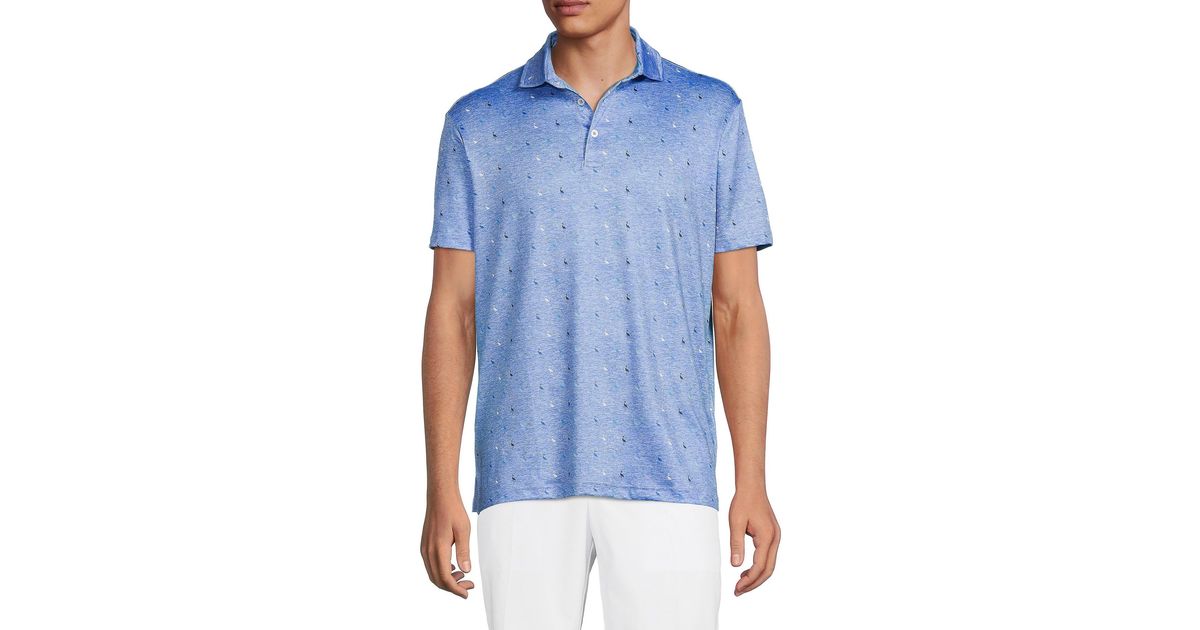 Tailorbyrd Bird Golf Polo in Blue for Men | Lyst
