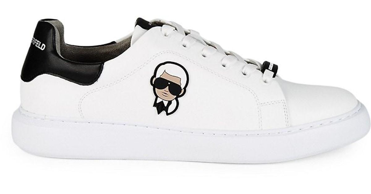 Karl Lagerfeld Sho Karl Low-cut Sneakers in White for Men | Lyst
