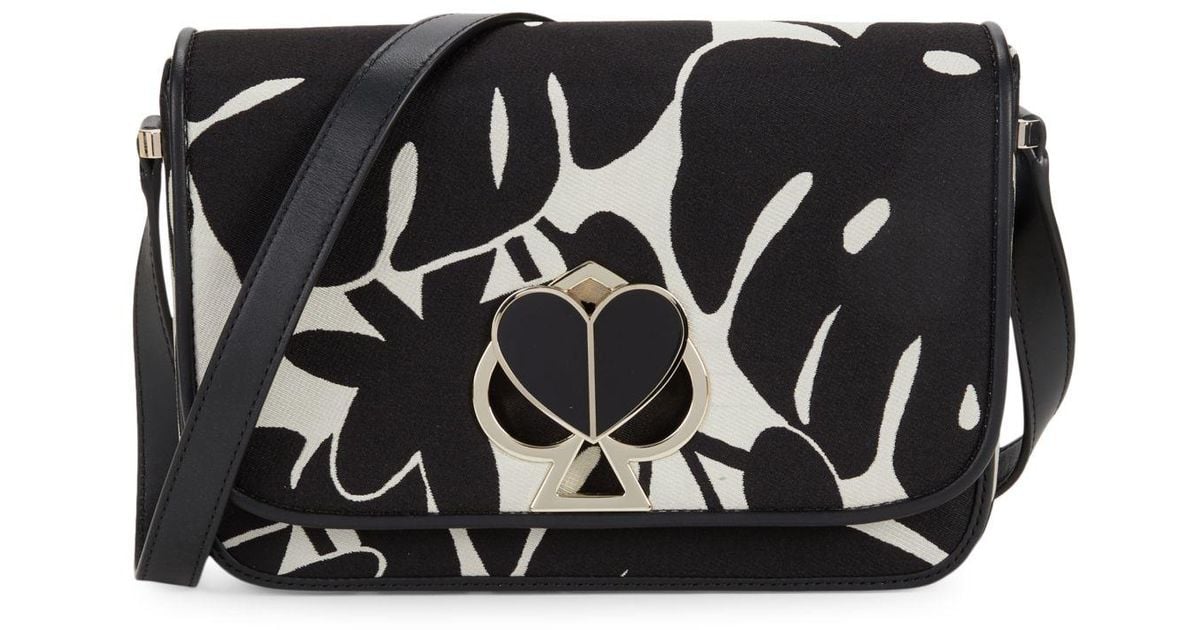 Kate Spade Mini Nicola Monstera Shoulder Bag in Black Lyst