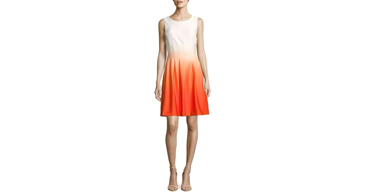 calvin klein ombre dress