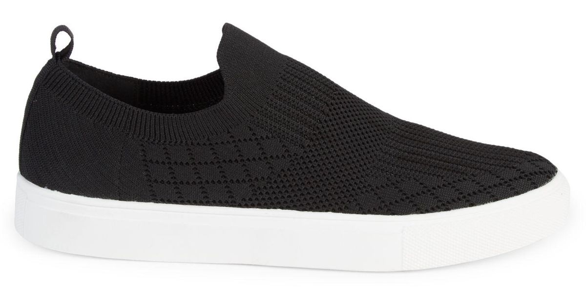 steve madden knit slip ons