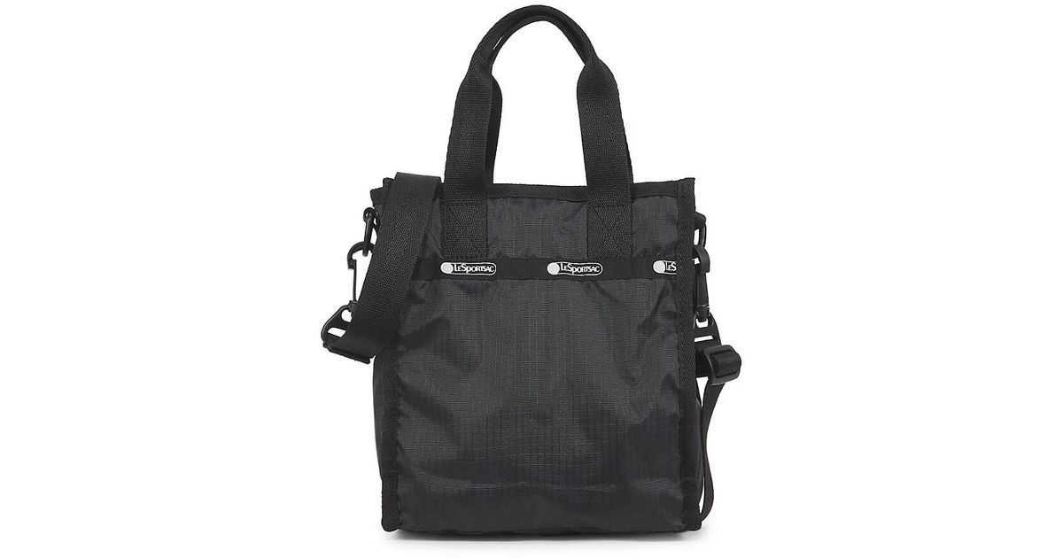 LeSportsac Mini Logo Tote Bag in Black | Lyst Canada