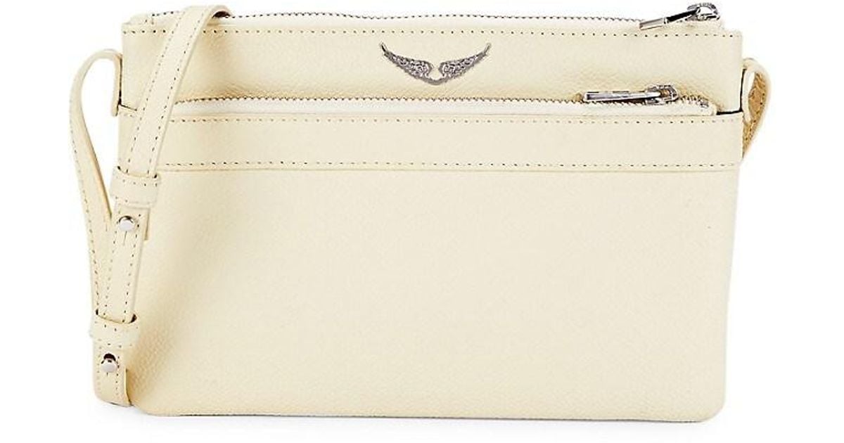Zadig & Voltaire Stella Wings Leather Crossbody Bag in Zadig & Voltaire Stella Wings Leather Crossbody Bag in